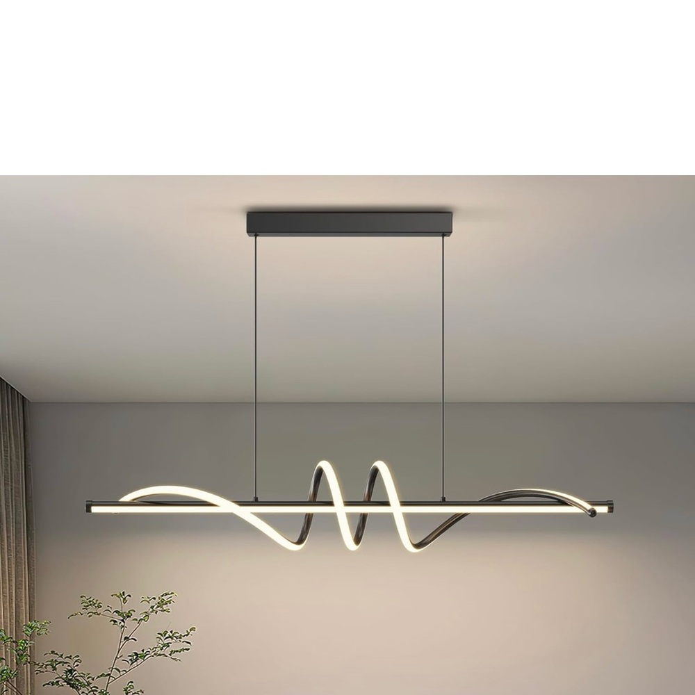 Modern Black LED Pendant Light
